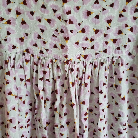 H&M Blouse Pink Printed Size 10 - Picture 8 of 10